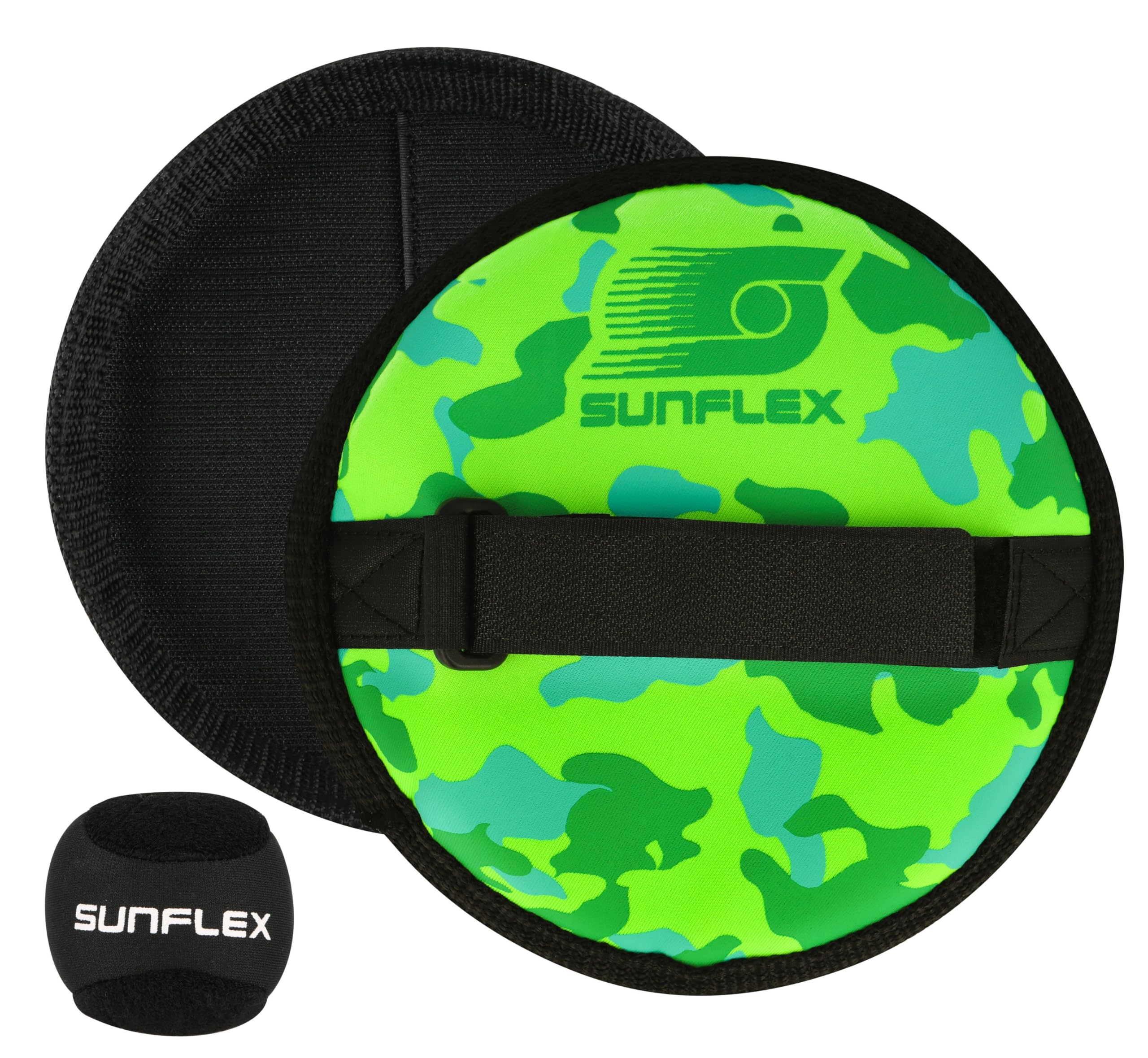 Sunflex Sure Catch Klettballspiel Camo Green 2+1 Neopren
