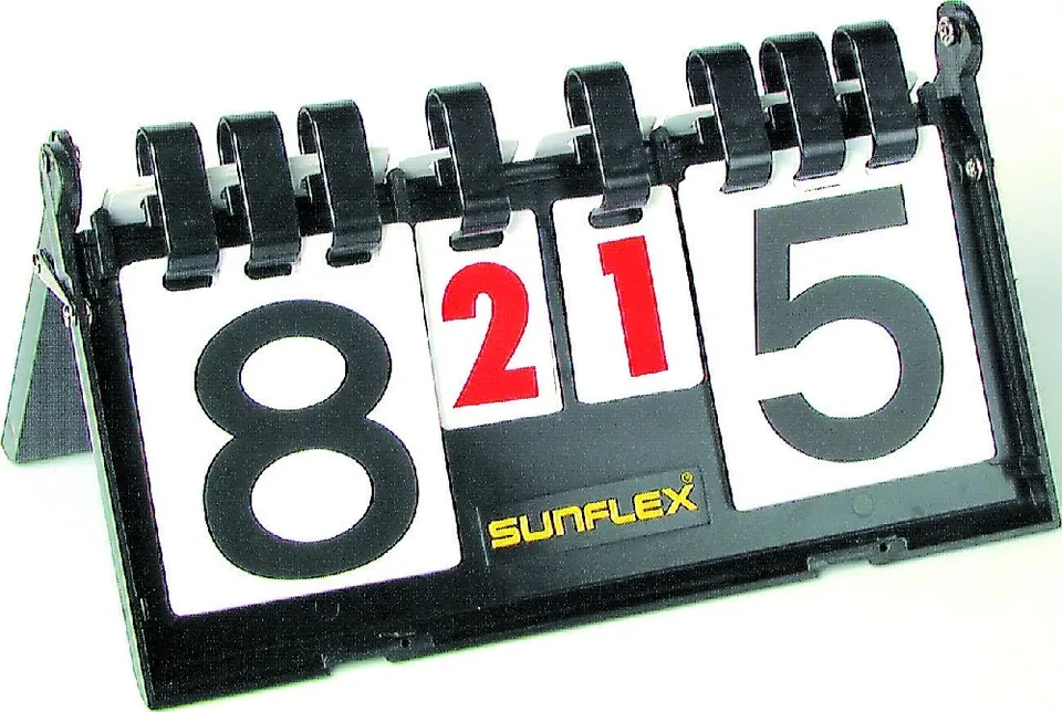 sunflex COLOR COMP Scorer Zählgerät schwarz/weiß