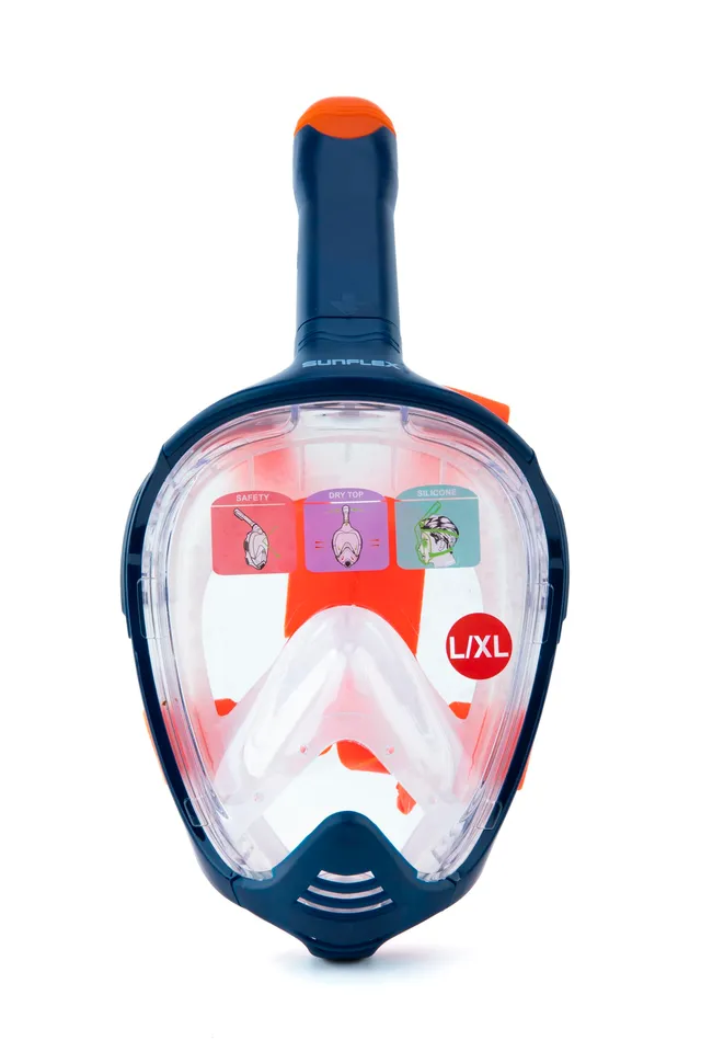 Sunflex Action Pro Kraken Schnorchelmaske L/XL Vollmaske