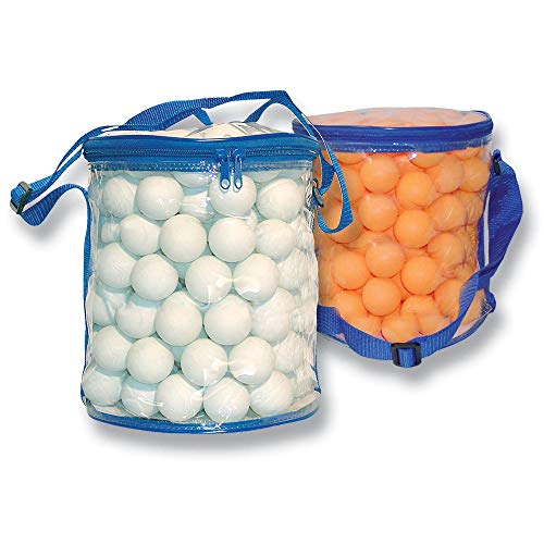 sunflex COLOR COMP Tischtennisbälle 144 weiß Balltasche