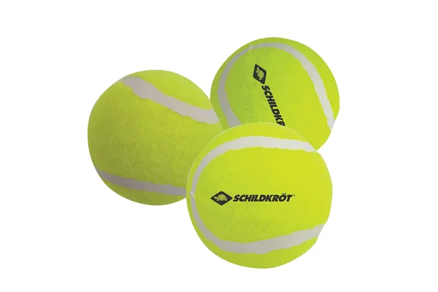 Schildkröt Outdoor Freizeit-Tennisbälle 3er Drucklos Gelb