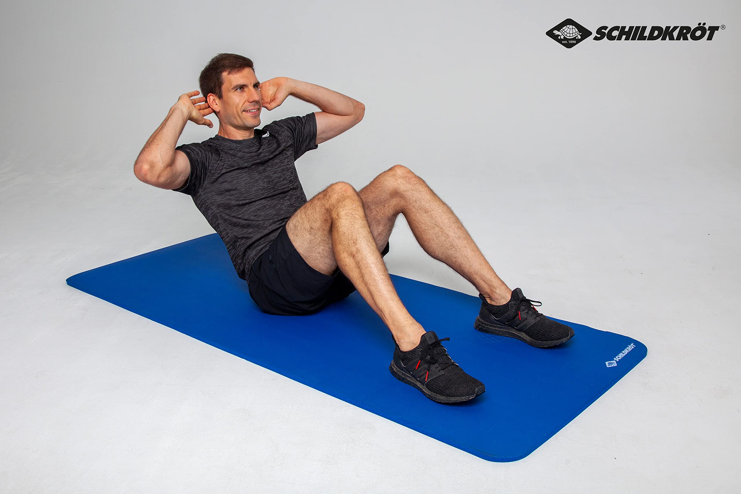 Schildkröt Outdoor Fitnessmatte XL 15 mm Blau 195x80