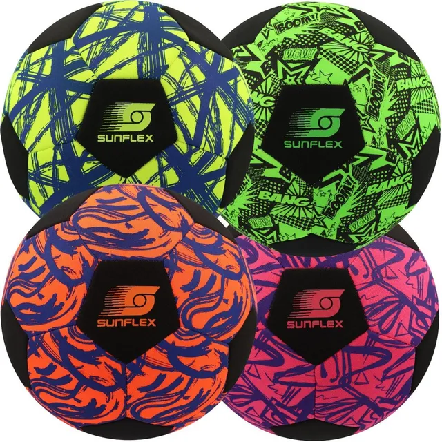Sunflex Funky Neopren-Fußball orange 20cm wasserfest
