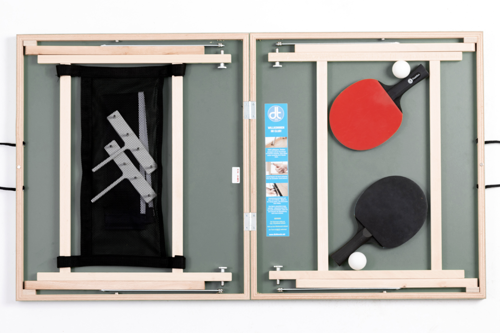 DISH TENNIS Farbige Tische Lorien Smaragd Tischtennistisch Grün