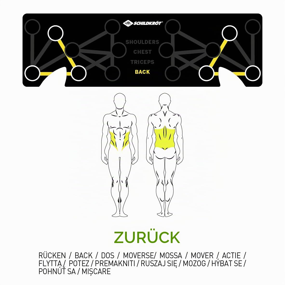 Schildkröt Outdoor Push-Up Multitrainer Liegestützboard