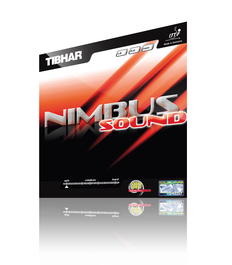 TIBHAR Nimbus Sound Tischtennisbelag weicher Schwamm