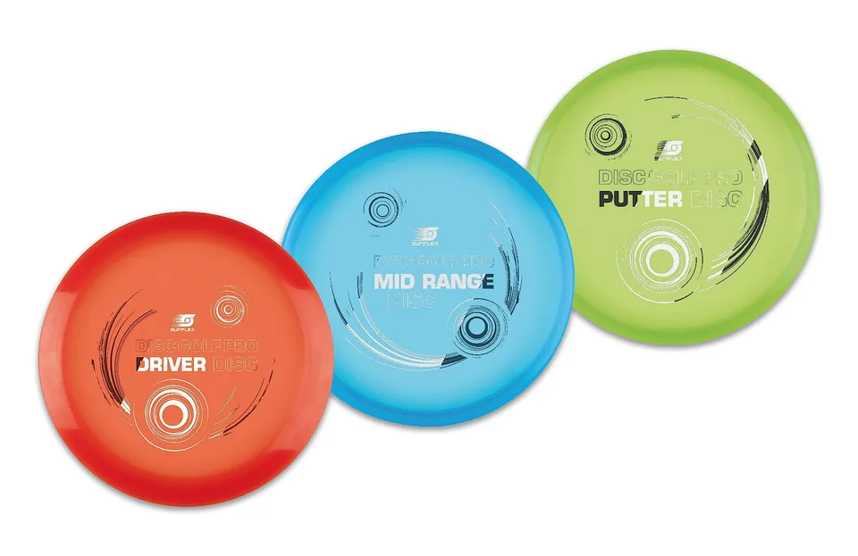 Sunflex Action Pro Wurfscheiben Pro Disc Golf 3er Set