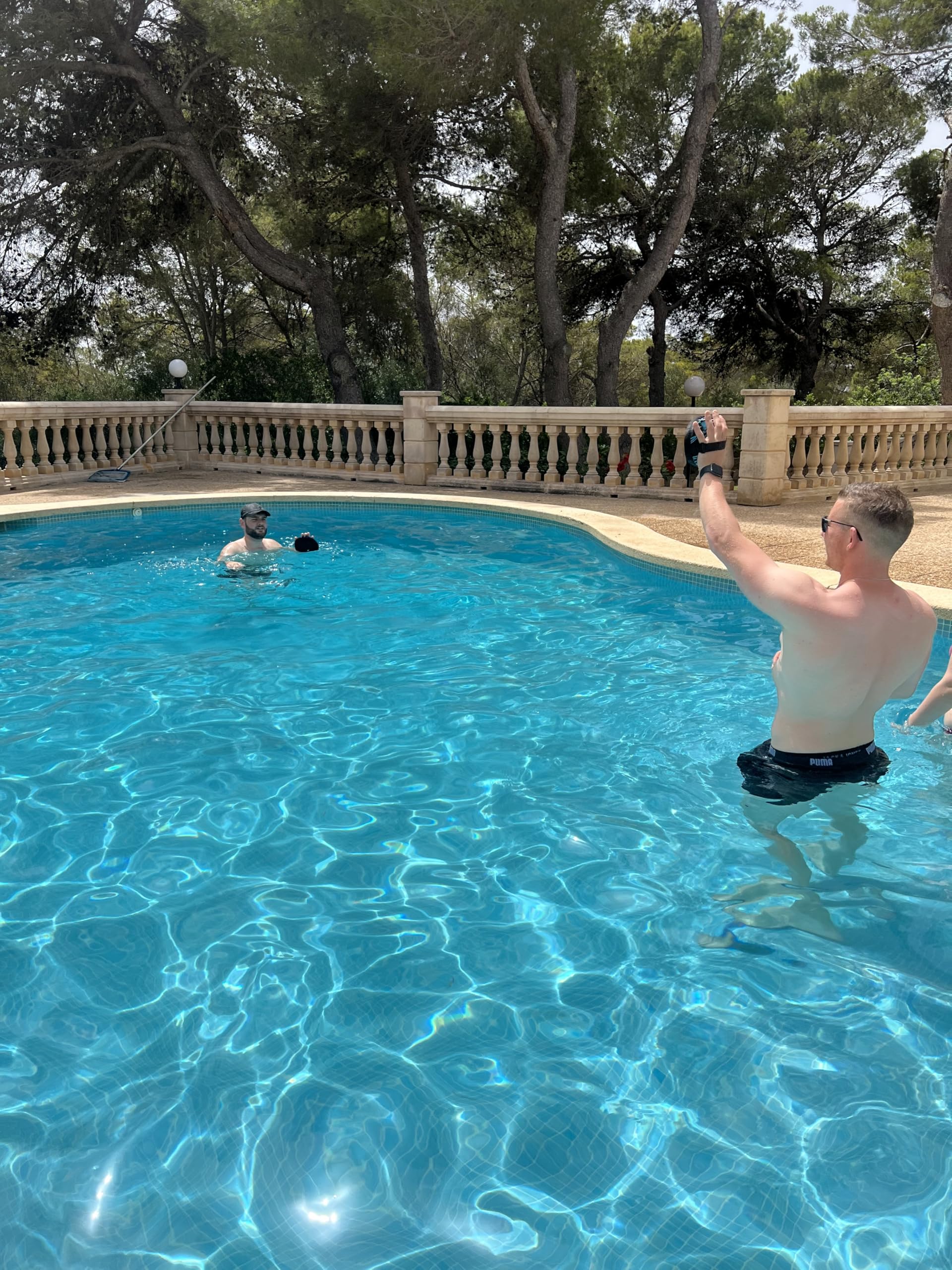 Sunflex Action Pro Sure Catch Klettballspiel schwarz 2 Schläger