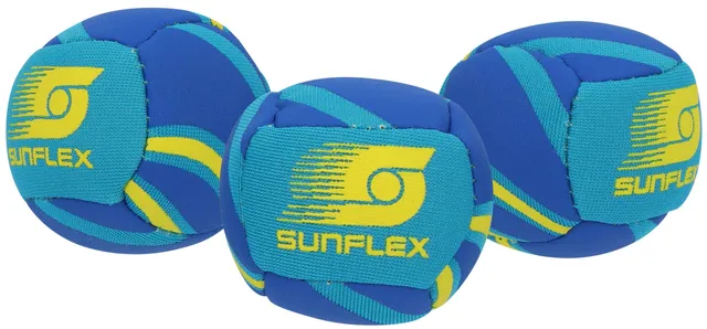 Sunflex Flames Funbälle Bluefire wasserfest 3er Set 5cm