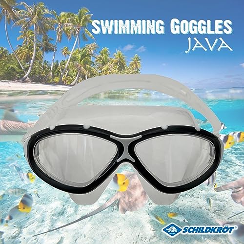 Schildkröt Outdoor Java Schwimmbrille transparent-schwarz Anti-Fog