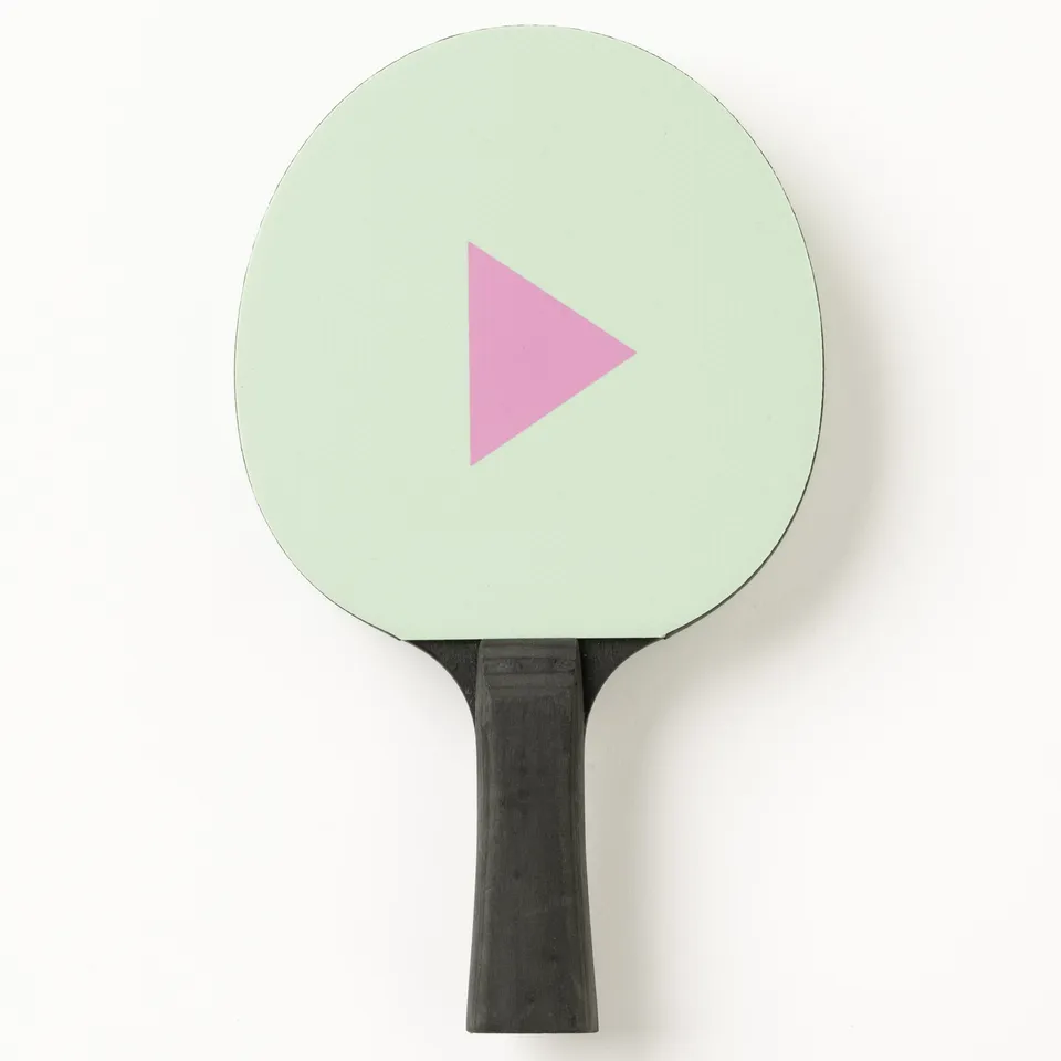 Mr. Tischtennis Play Pause Fertigschläger türkis-rosa