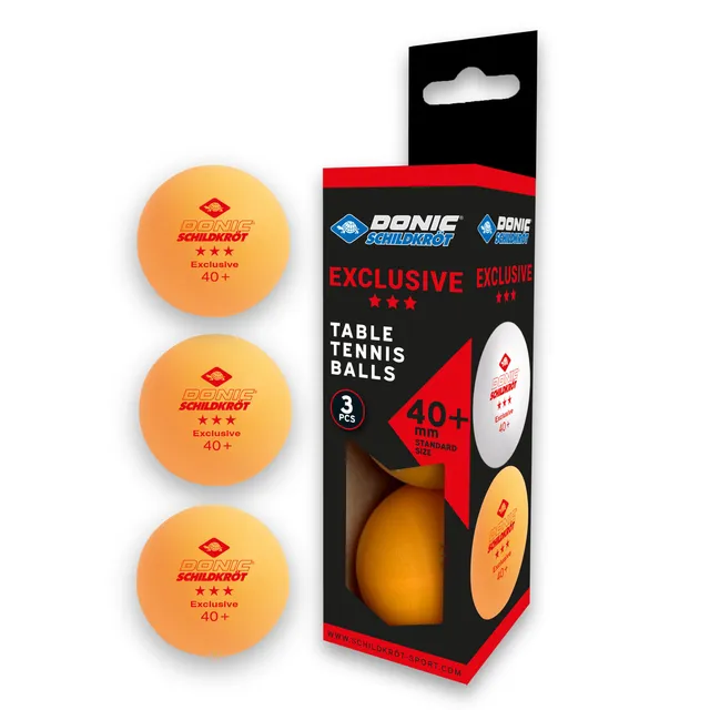 Schildkröt Outdoor Exclusive 3-Stern Bälle Orange 3er