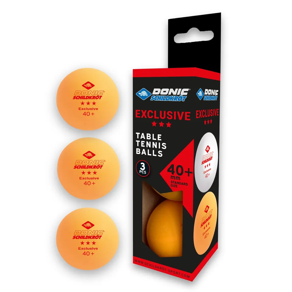 Schildkröt Outdoor Exclusive 3-Stern Bälle Orange 3er