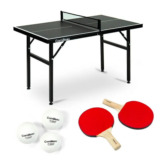 Cornilleau Mini Tischtennisplatte 125x75 Set mit Schlägern