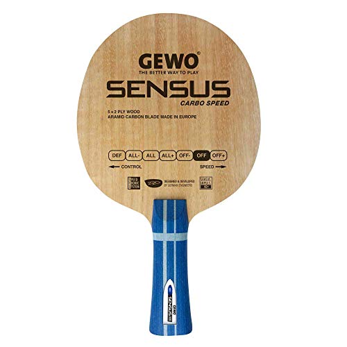 GEWO Sensus Carbo Speed Tischtennisholz offensiv 88g