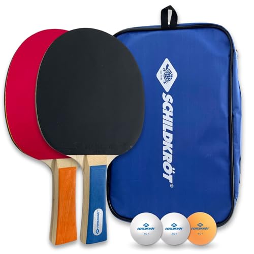Donic-Schildkröt Hobby Tischtennis-Set 2 Schläger + 3 Bälle