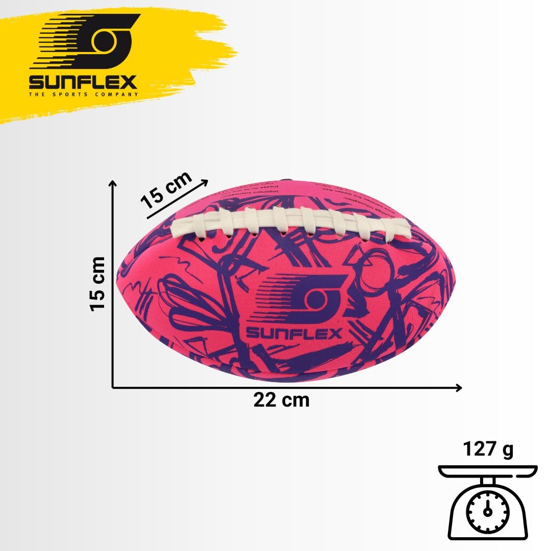 Sunflex Funky American Football Neopren Rosa weich 127 g