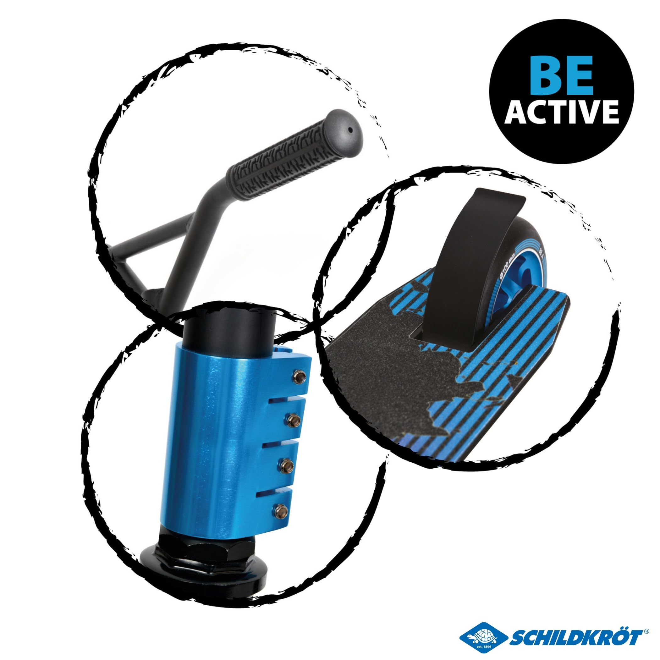 Schildkröt Untwist Stunt Scooter Galaxy 100 mm PU