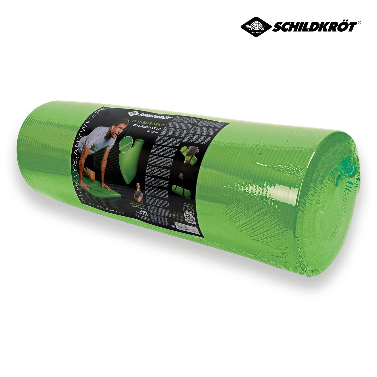 Schildkröt Outdoor Fitnessmatte 15 mm grün 183 cm