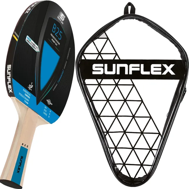 Sunflex Color Comp B25 Tischtennisschläger Blau mit Hülle