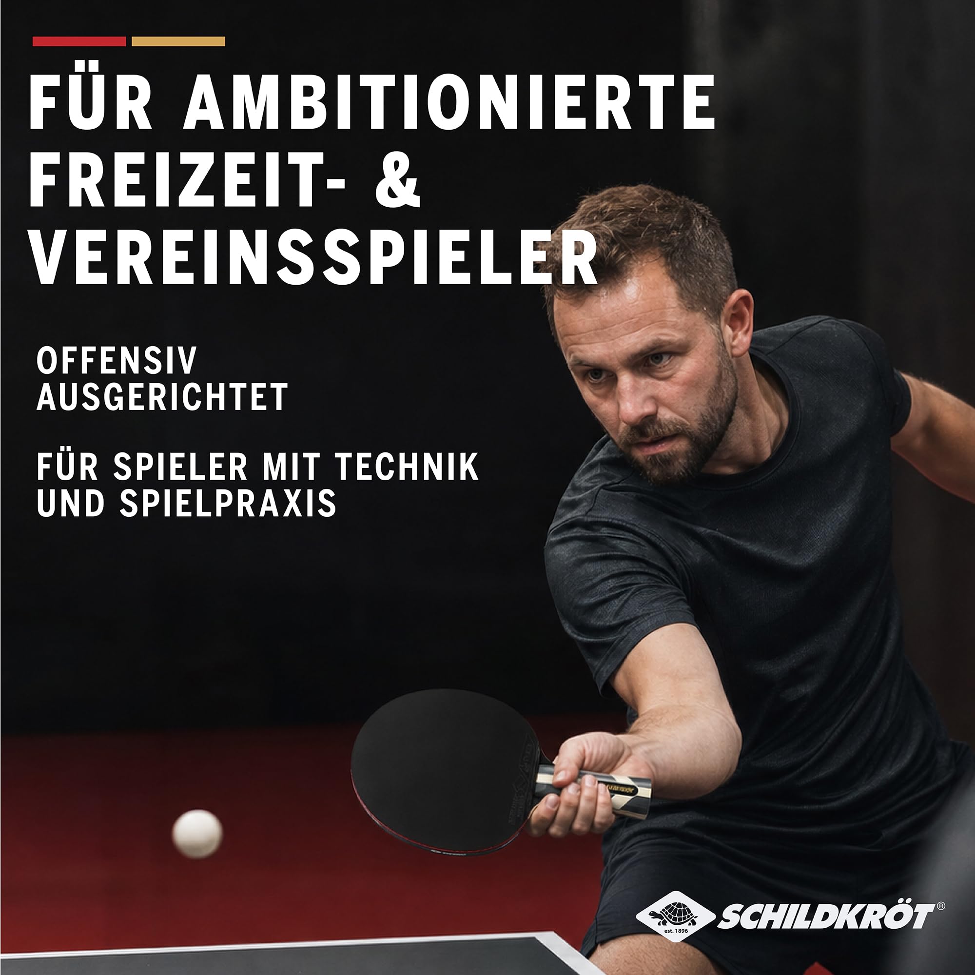 Schildkröt Carbon Power Tischtennisschläger offensiv konkav
