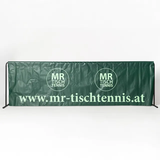 Mr. Tischtennis Spielfeldumrandung 2,33m Blau Grün