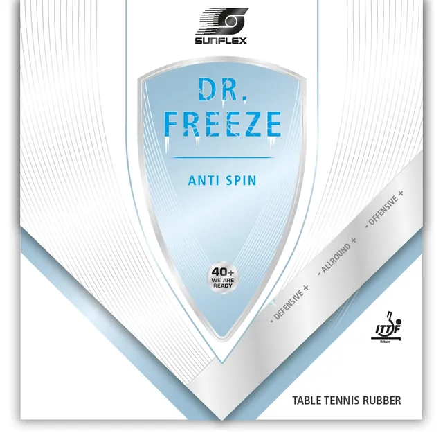 Sunflex Signature Line Dr. Freeze Anti-Belag 1,25 mm schwarz