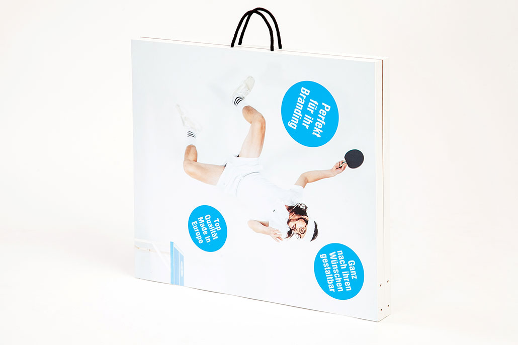 DISH TENNIS Individuelle Tische The Branded DISH Tischtennistisch