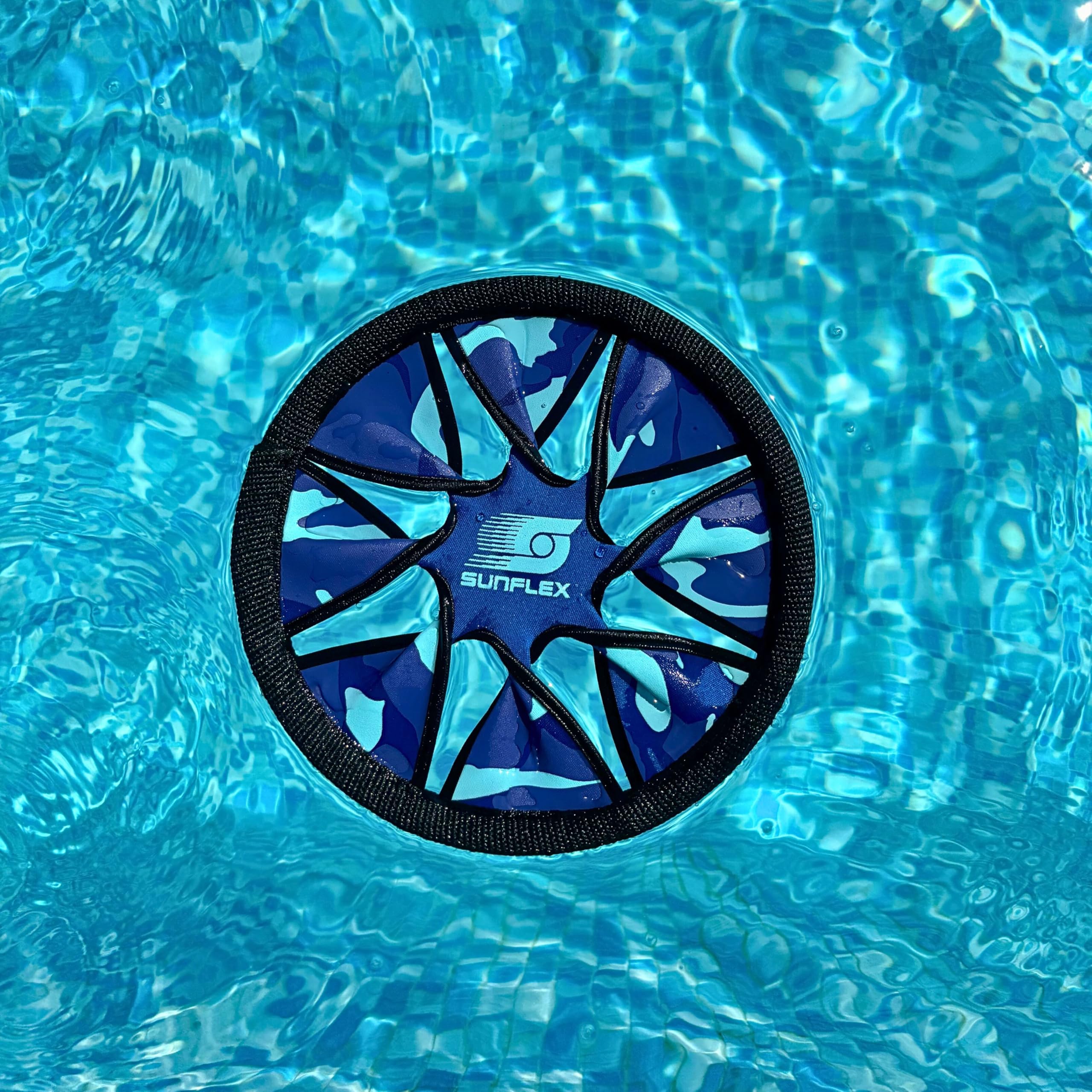 Sunflex Neoremix Neptun Wurfscheibe Camo Blue wasserfest