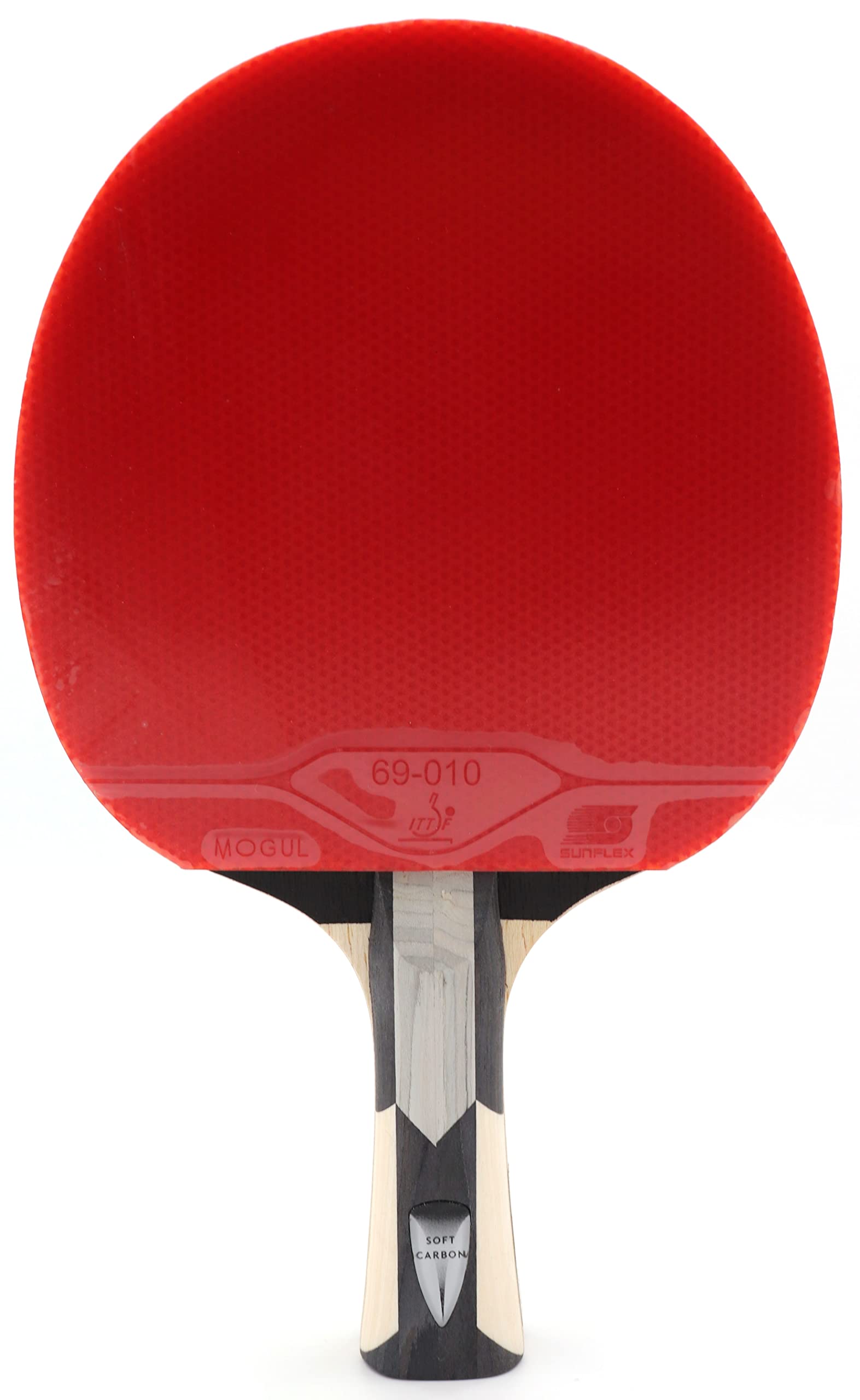 Sunflex Supreme Soft Carbon Tischtennisschläger ITTF 6 Bälle