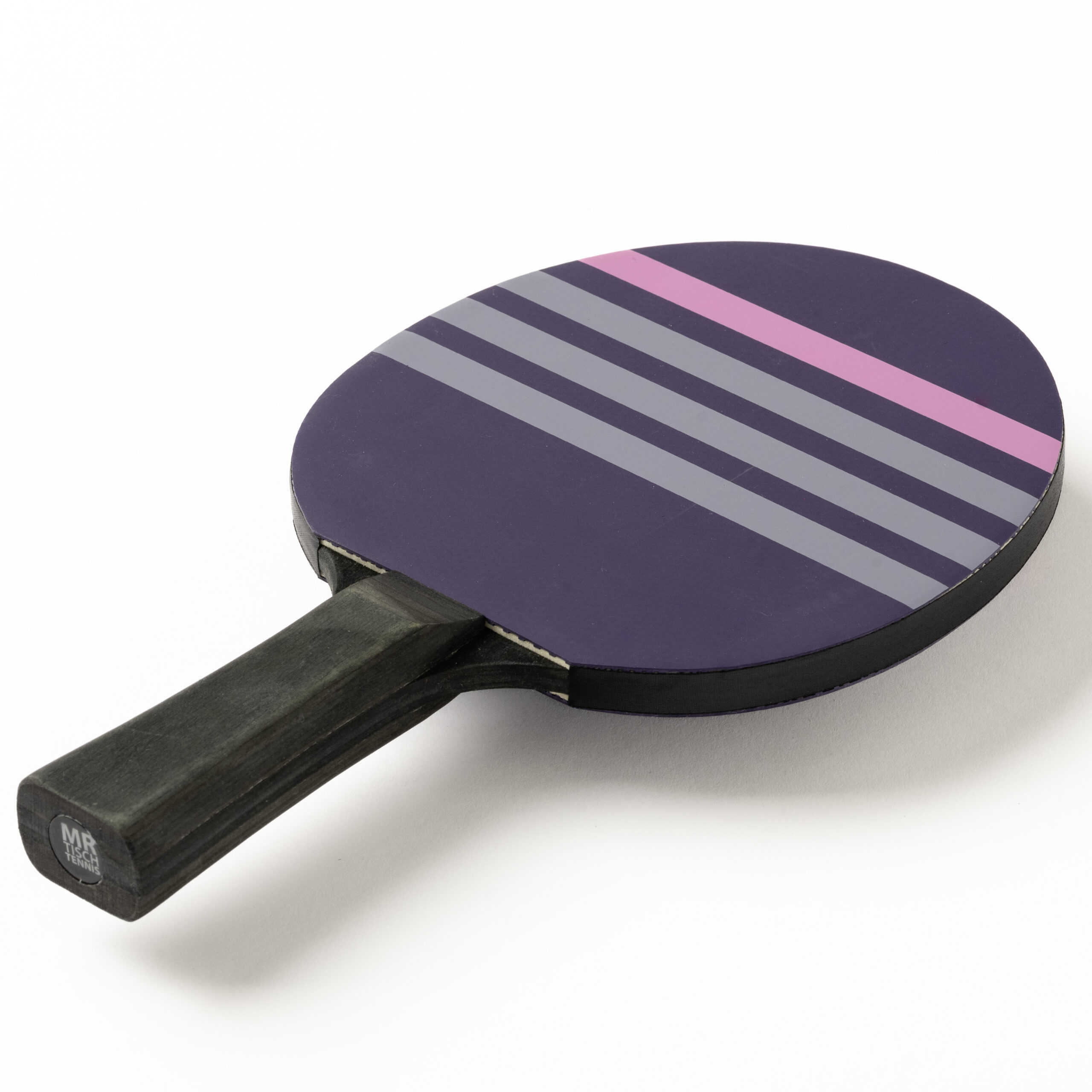 Mr. Tischtennis Stripes Fertigschläger blau spielbereit