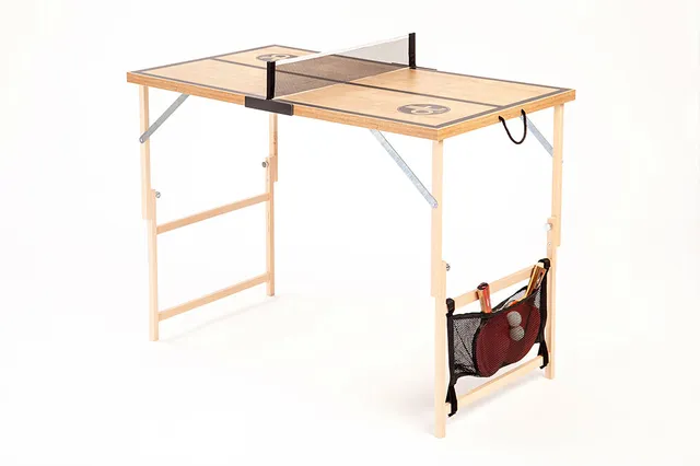 DISH TENNIS Farbige Tische Der Kleine Braune Tischtennistisch Braun