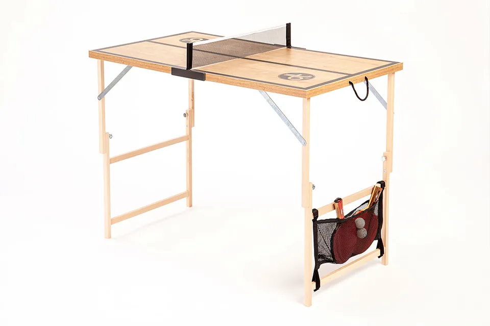 DISH TENNIS Farbige Tische Der Kleine Braune Tischtennistisch Braun