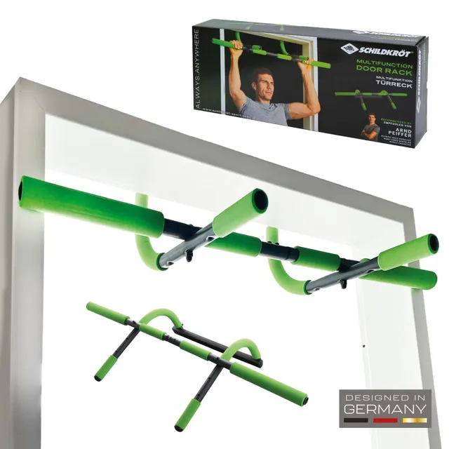 Schildkröt Outdoor Türreck 4 in 1 Klimmzugstange Grün-Schwarz