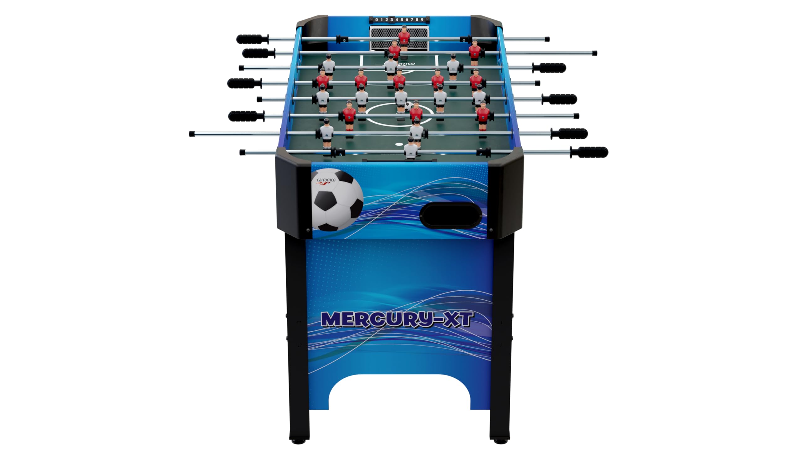 Carromco Mercury-XT Kickertisch 122cm mit Bällen