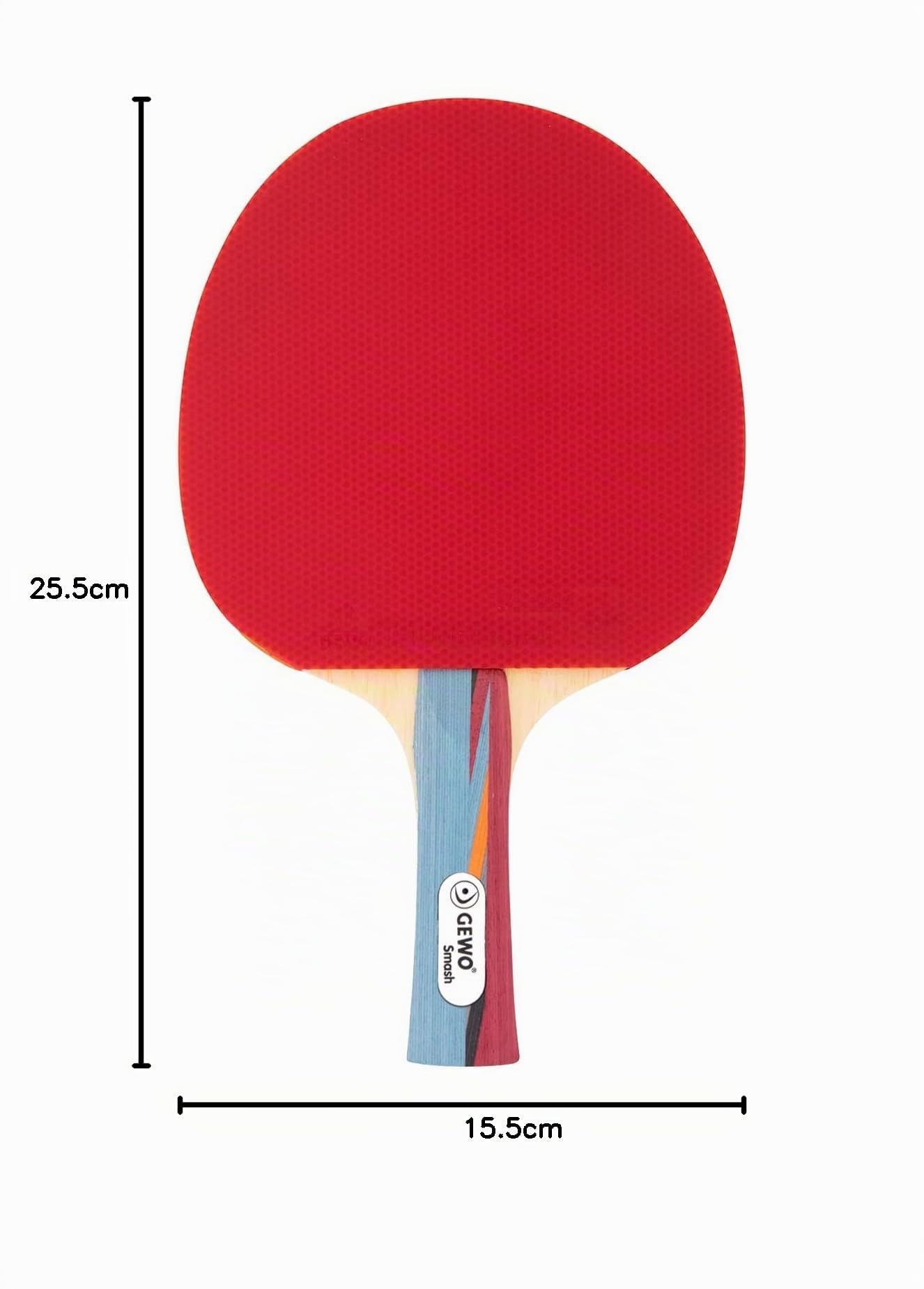 GEWO Thunderball SMASH Tischtennisschläger Konkav Kinder 2,0mm