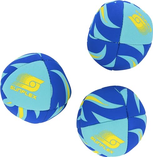 sunflex Flames Extreme Boccia Set Blau-Grün Neopren 7cm