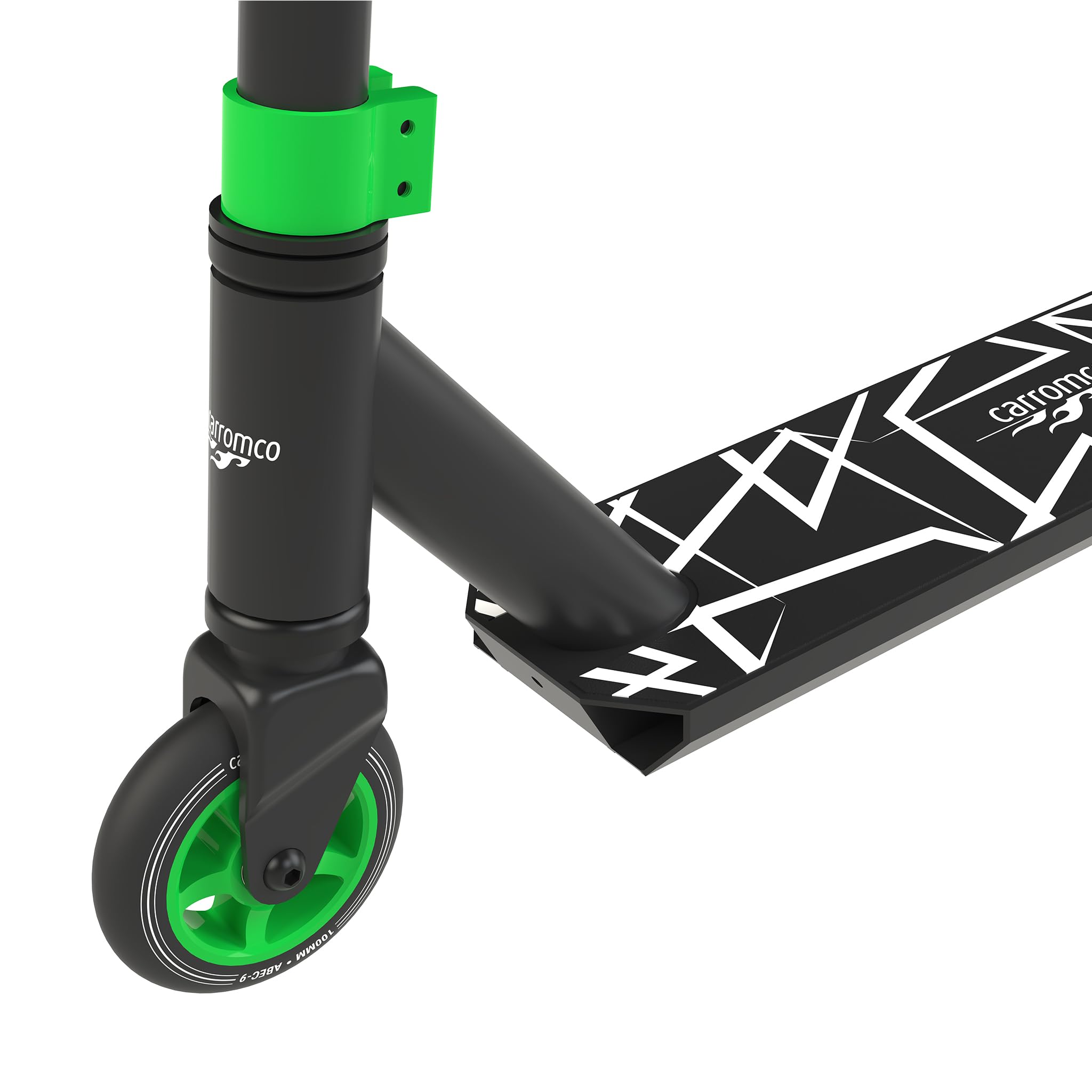 Carromco Scooter Action Rider 100 Stunt Scooter grün-schwarz