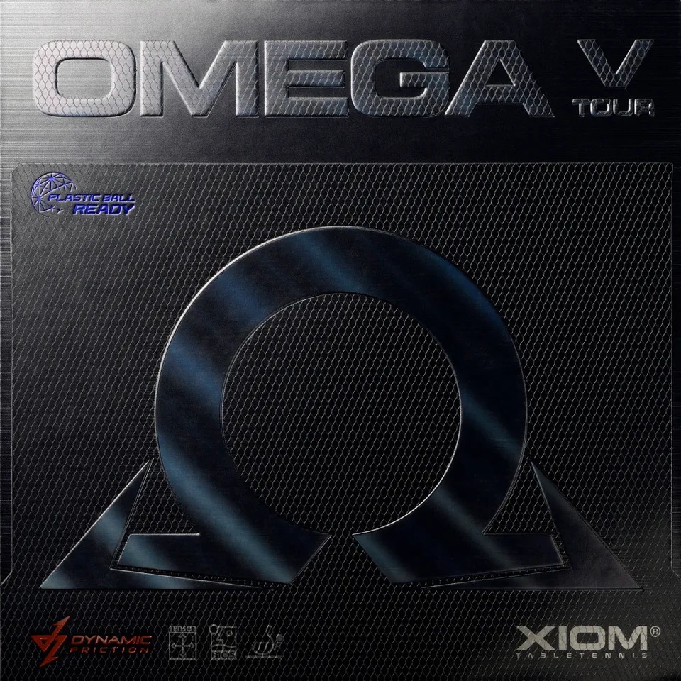 XIOM Omega V Tour Tischtennisbelag rot max Topspin