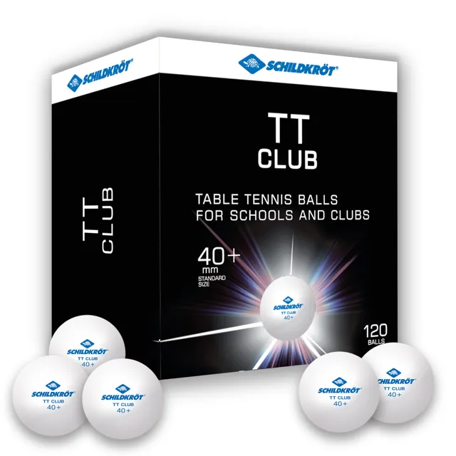 Schildkröt Outdoor TT-Club Tischtennisball weiß 120 Stück