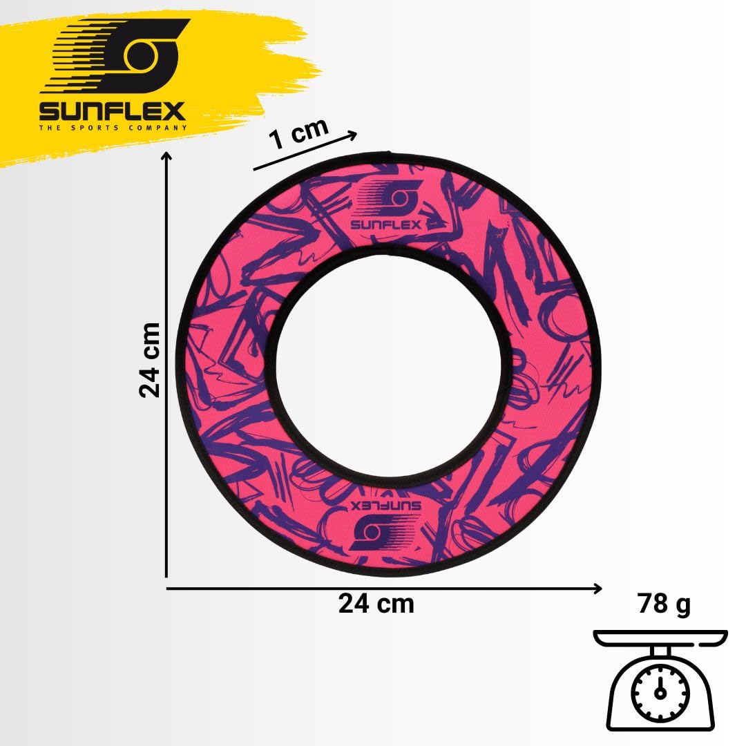 Sunflex Funky Titan Ring Flugring Rosa 24 cm faltbar