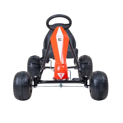KETTLER Kettcar Turbo Go-Kart rot Handbremse Kunststoffreifen