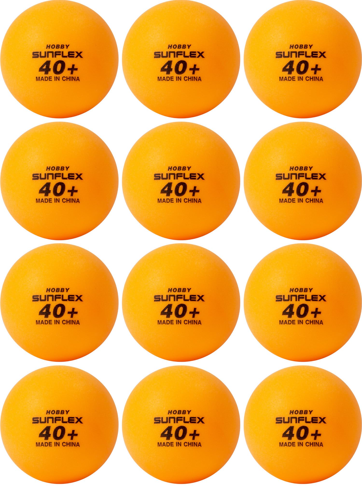 sunflex PRIME Hobby Tischtennisbälle weiß 12 Stück
