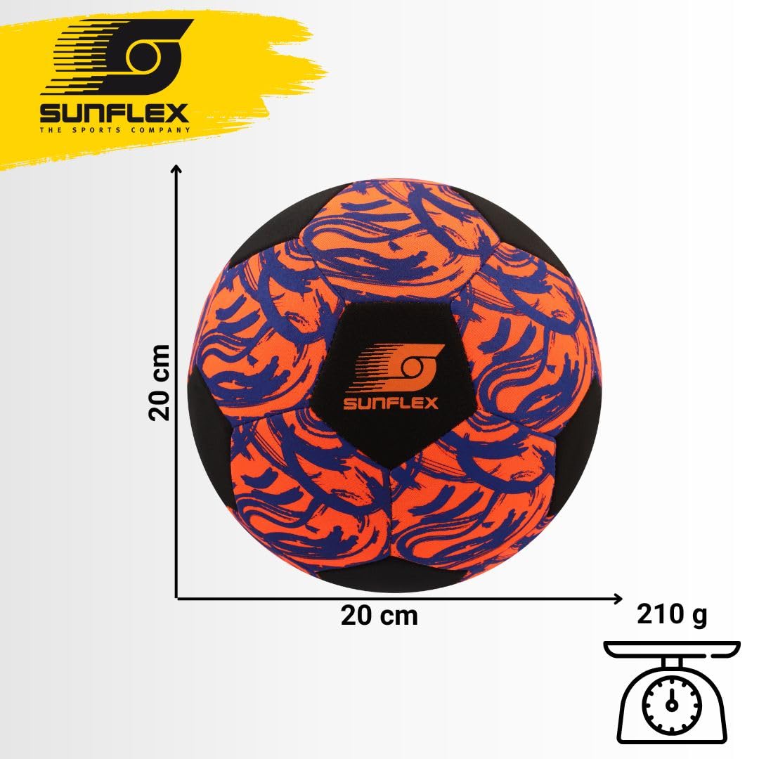 Sunflex Funky Neopren-Fußball orange 20cm wasserfest