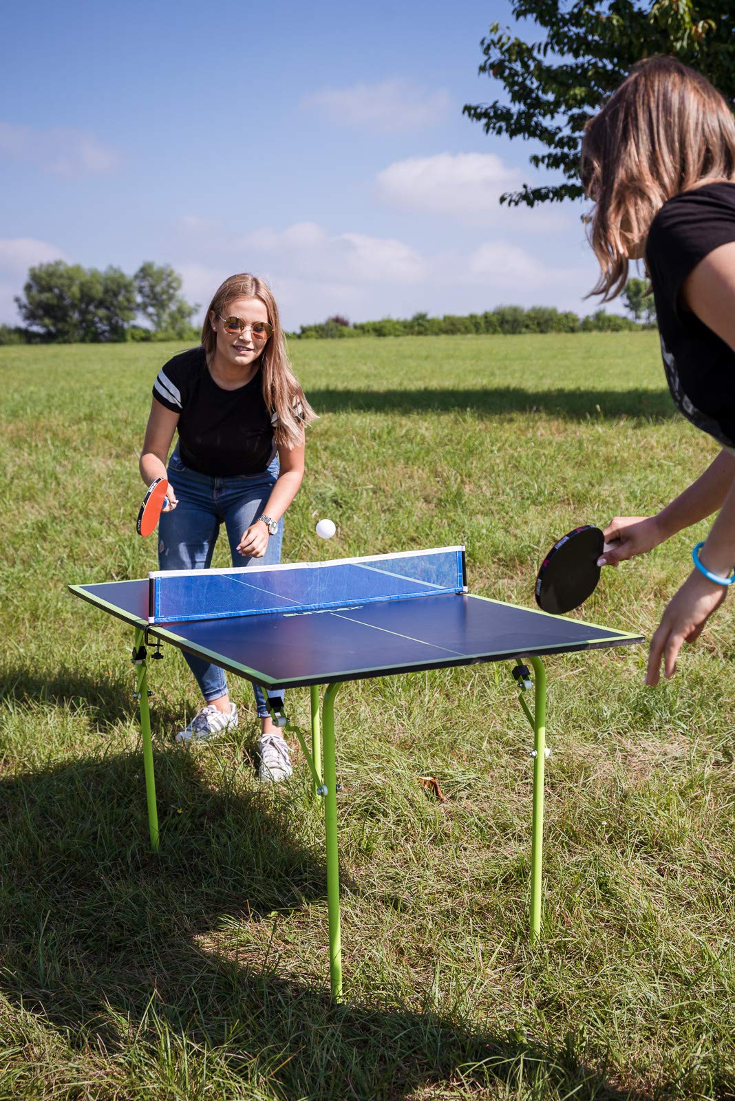 Sunflex AF 50 Motion A25 Tischtennis-Set 2 Schläger 6 Bälle