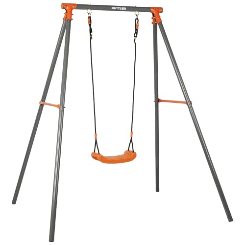 Kettler Single Einzelschaukel Metall grau orange 50 kg