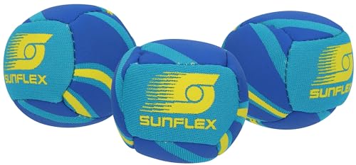 Sunflex Flames Funbälle Bluefire wasserfest 3er Set 5cm
