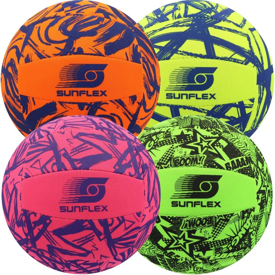Sunflex Funky Beachball Größe 3 Gelb – Neopren Volleyball