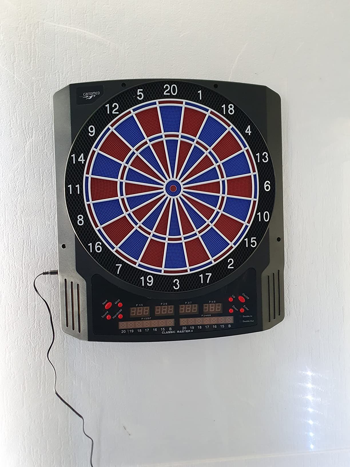 Carromco Classic Master II E-Dartboard 8 Spieler