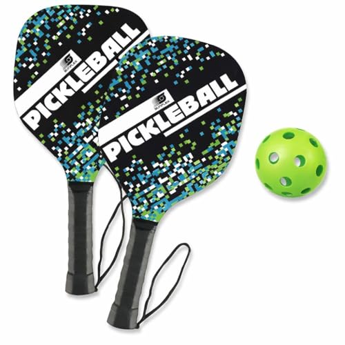 sunflex NEOREMIX Pickleball Set 2 Schläger + Ball + Netz